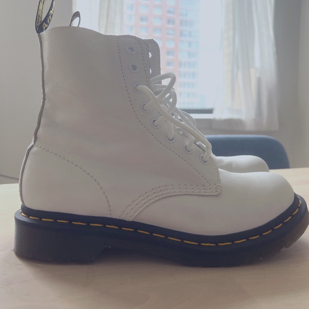Doc Marten White Boots